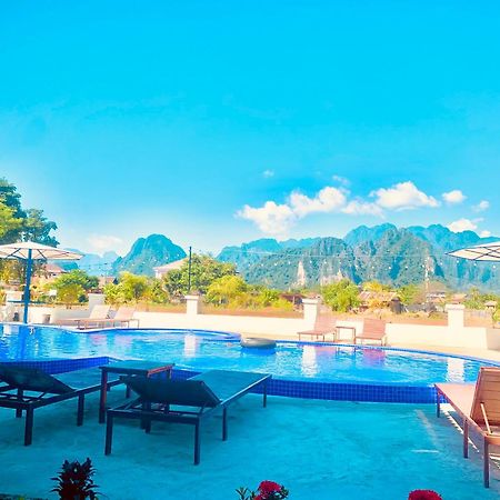 Garden Resort Vang Vieng Exteriör bild